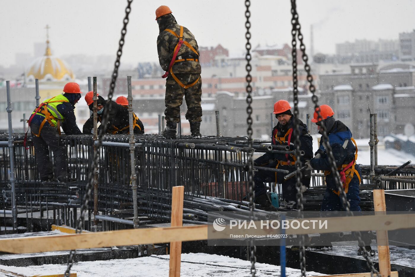 Строительство Ледовой арены в Екатеринбурге