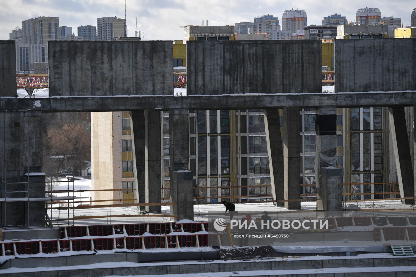 Строительство Ледовой арены в Екатеринбурге