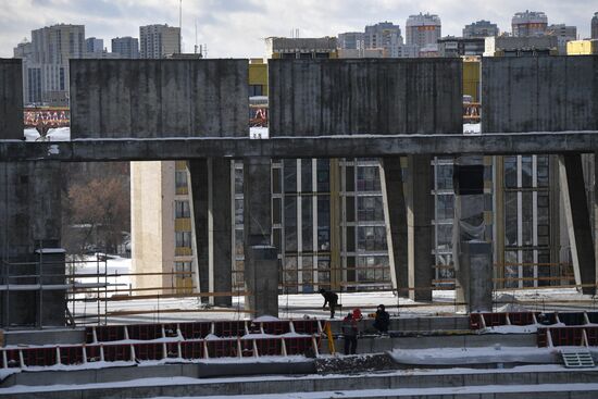 Строительство Ледовой арены в Екатеринбурге