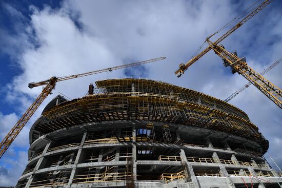 Строительство Ледовой арены в Екатеринбурге