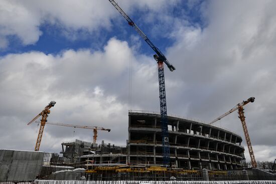 Строительство Ледовой арены в Екатеринбурге