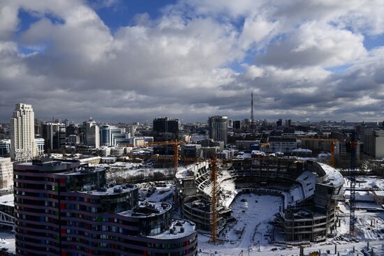 Строительство Ледовой арены в Екатеринбурге