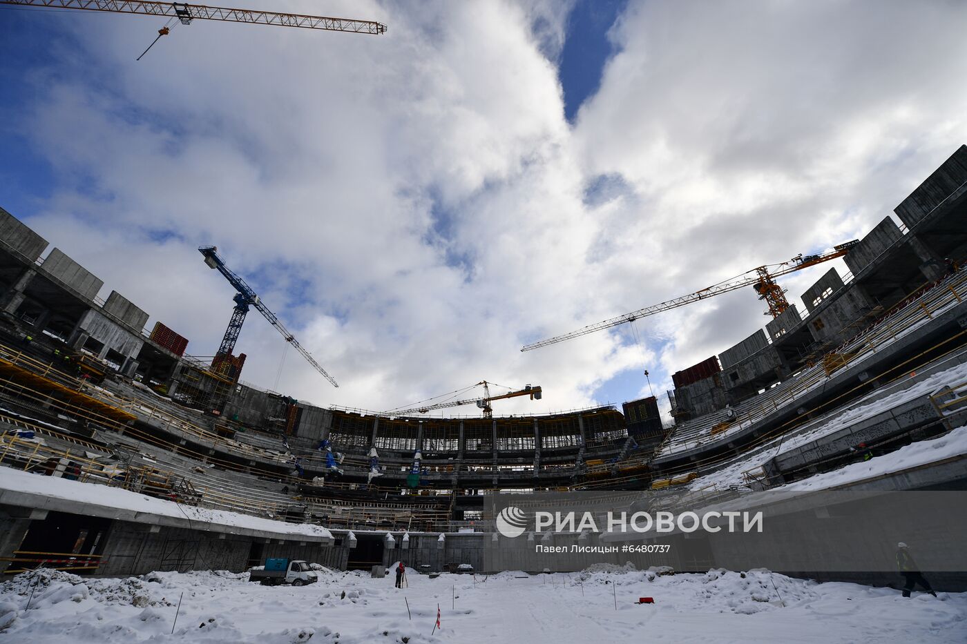 Строительство Ледовой арены в Екатеринбурге