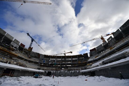 Строительство Ледовой арены в Екатеринбурге