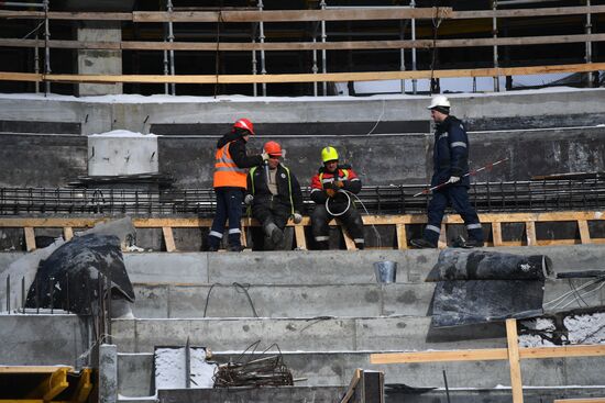 Строительство Ледовой арены в Екатеринбурге