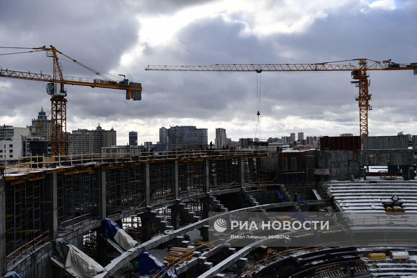 Строительство Ледовой арены в Екатеринбурге