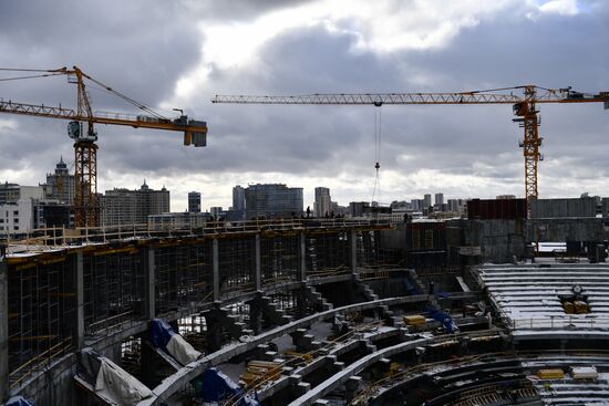 Строительство Ледовой арены в Екатеринбурге