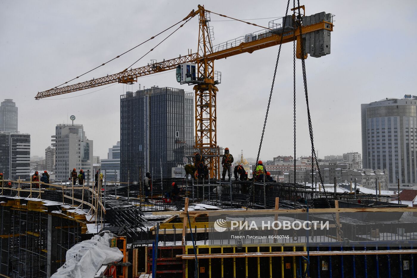 Строительство Ледовой арены в Екатеринбурге