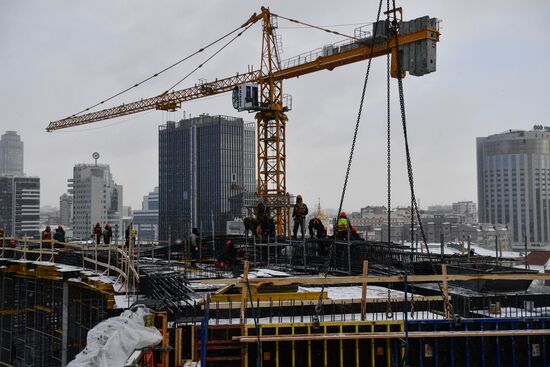 Строительство Ледовой арены в Екатеринбурге