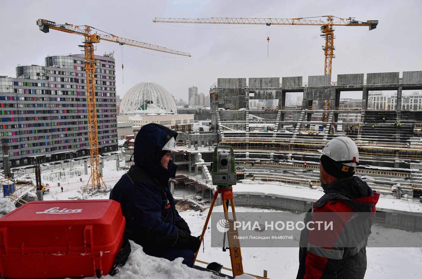 Строительство Ледовой арены в Екатеринбурге