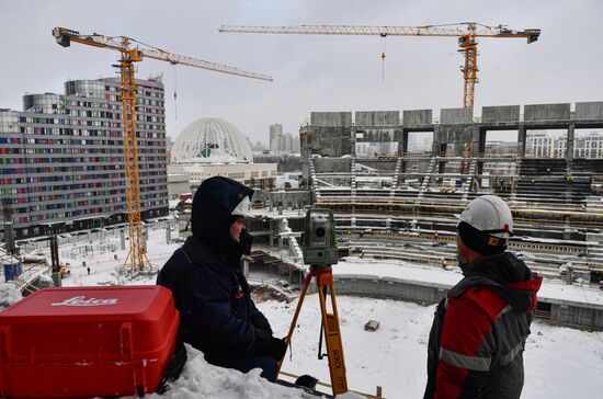 Строительство Ледовой арены в Екатеринбурге