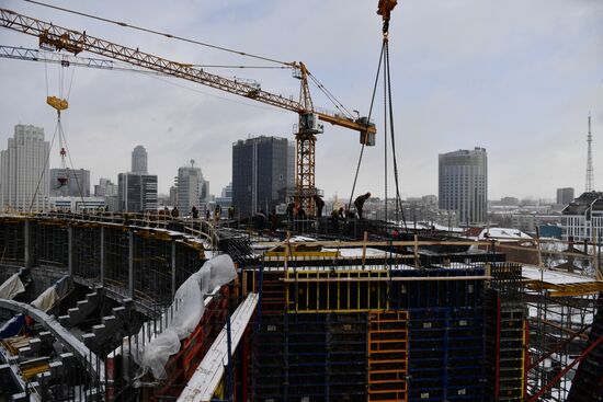 Строительство Ледовой арены в Екатеринбурге