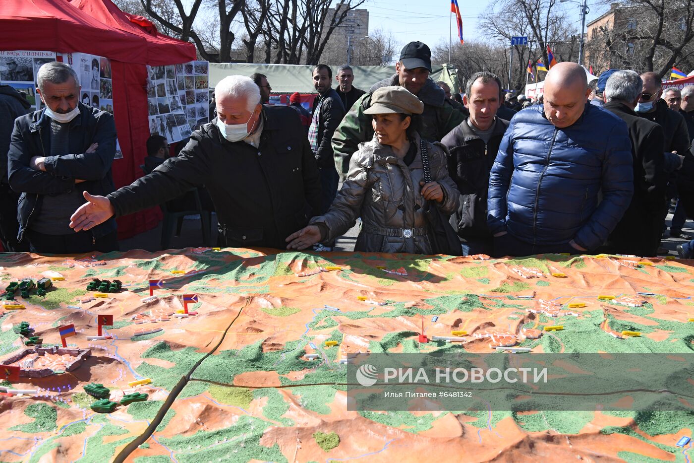 Акция протеста оппозиции в Ереване