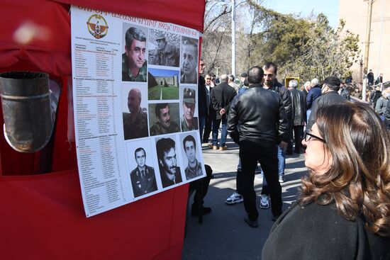 Акция протеста оппозиции в Ереване