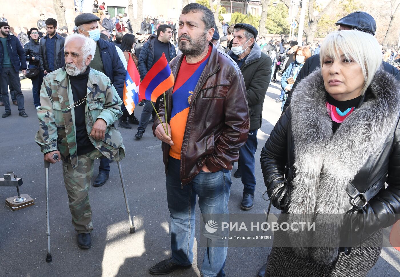 Акция протеста оппозиции в Ереване