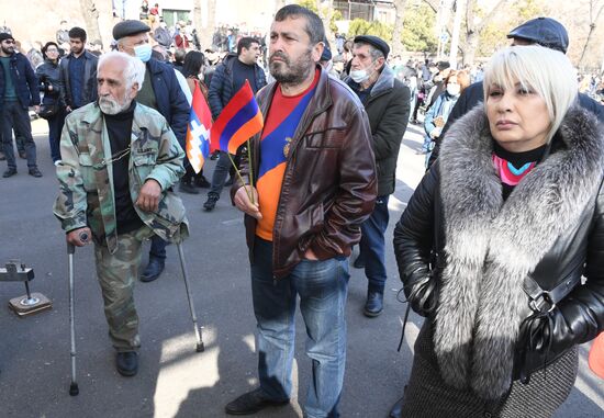 Акция протеста оппозиции в Ереване