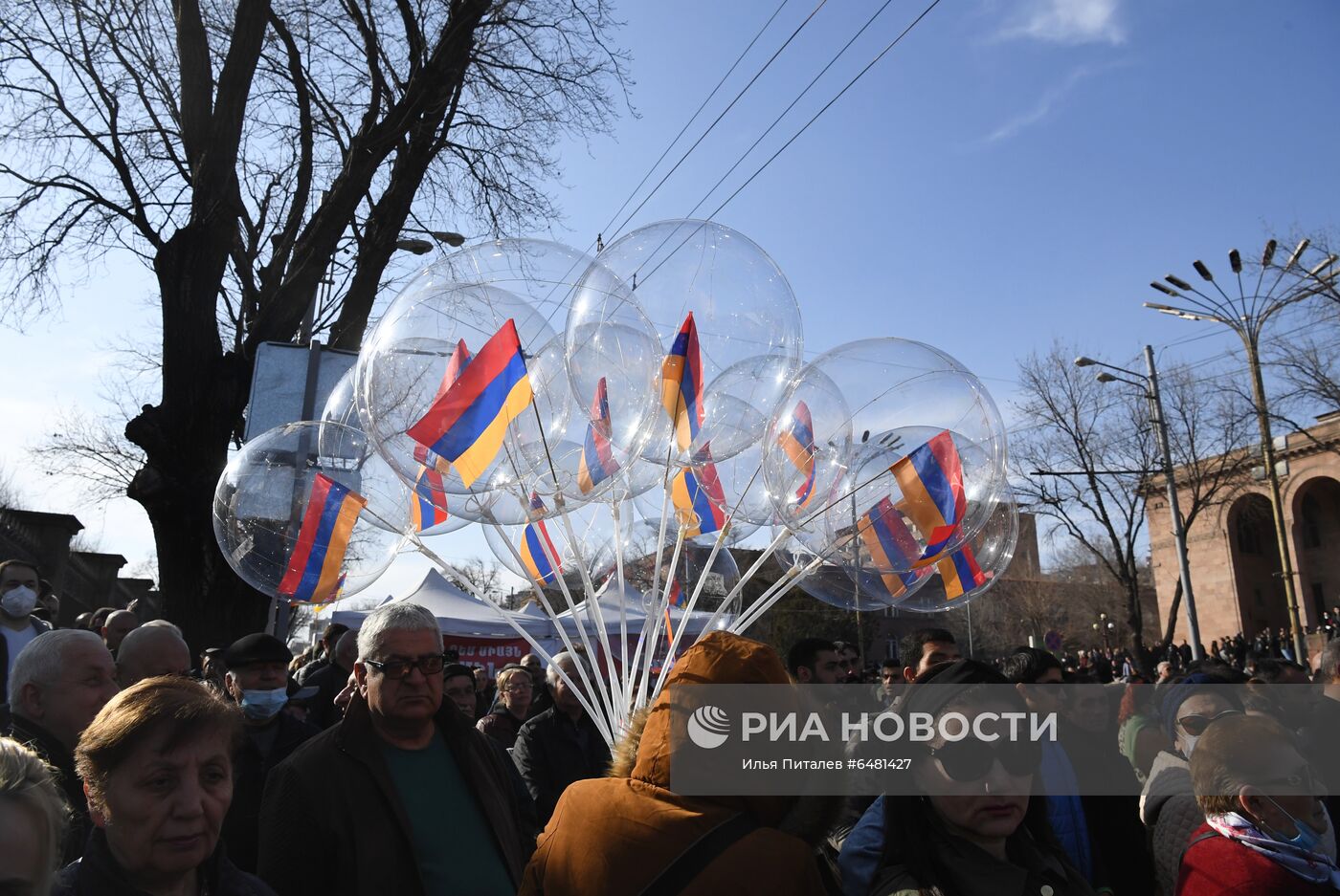 Акция протеста оппозиции в Ереване