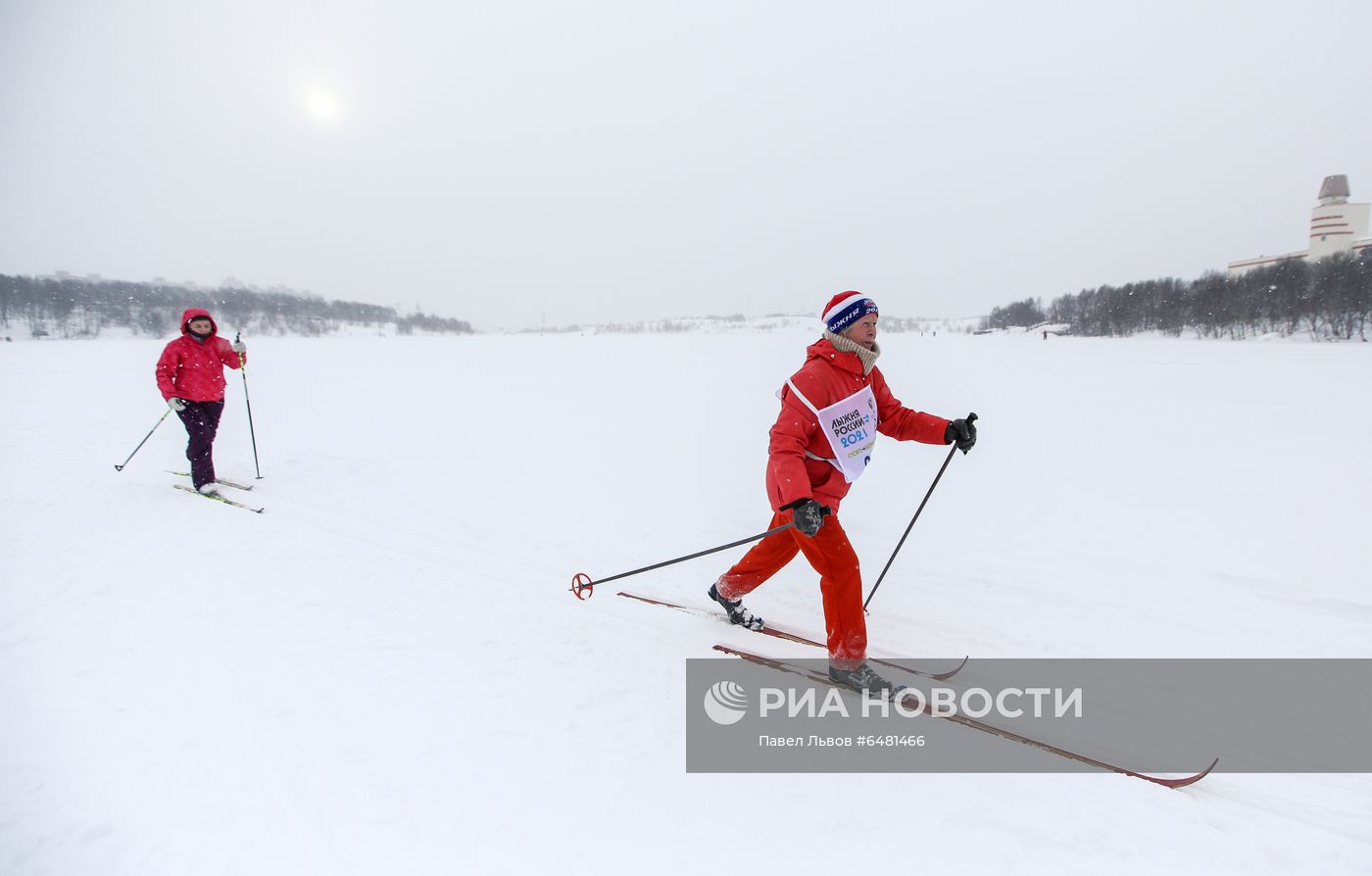 Всероссийская гонка "Лыжня России" в Мурманске