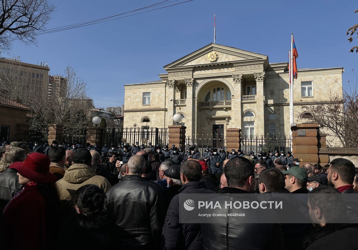 Акция протеста оппозиции в Ереване