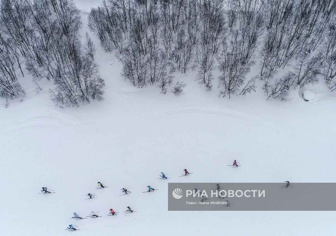 Всероссийская гонка "Лыжня России" в Мурманске