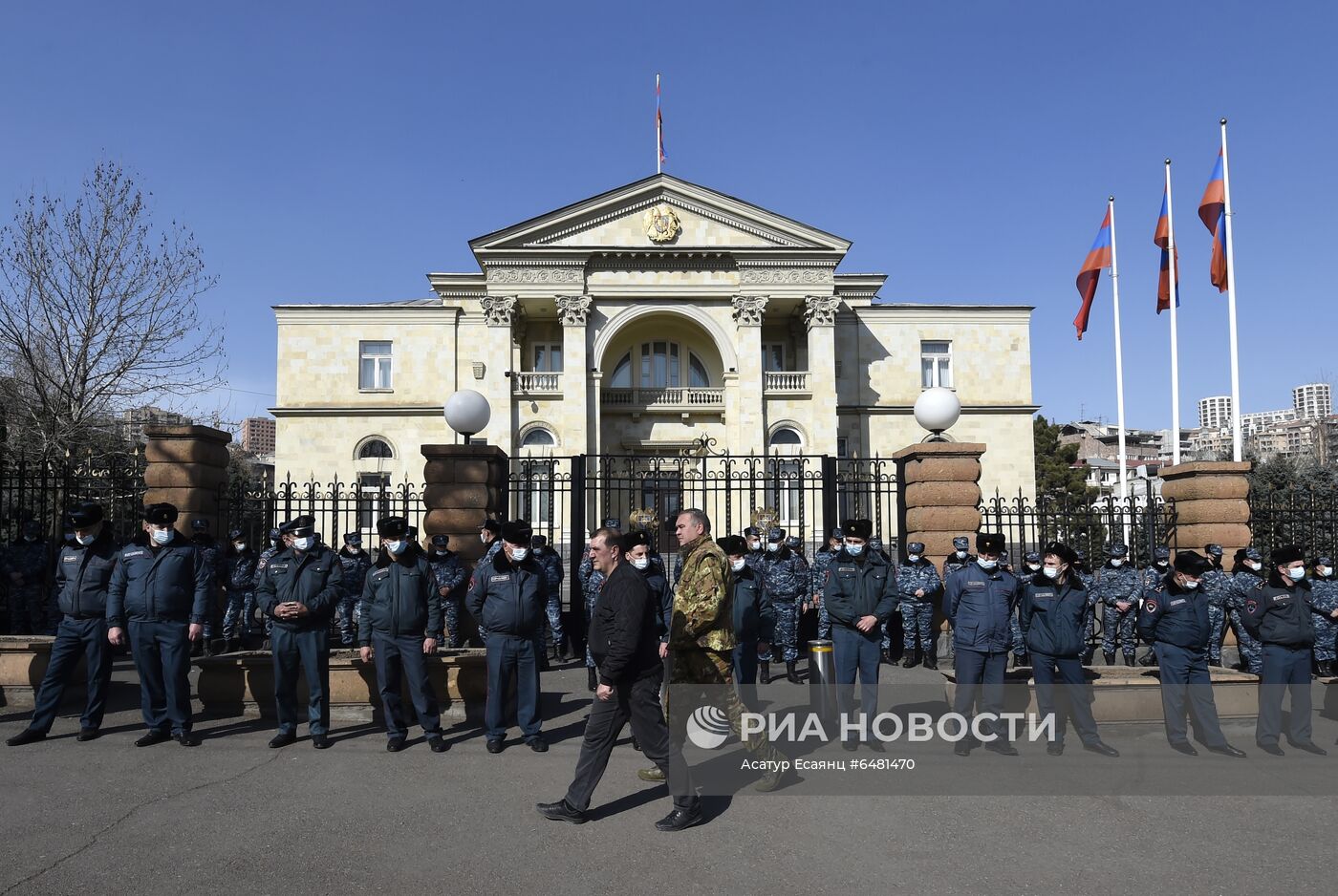 Акция протеста оппозиции в Ереване