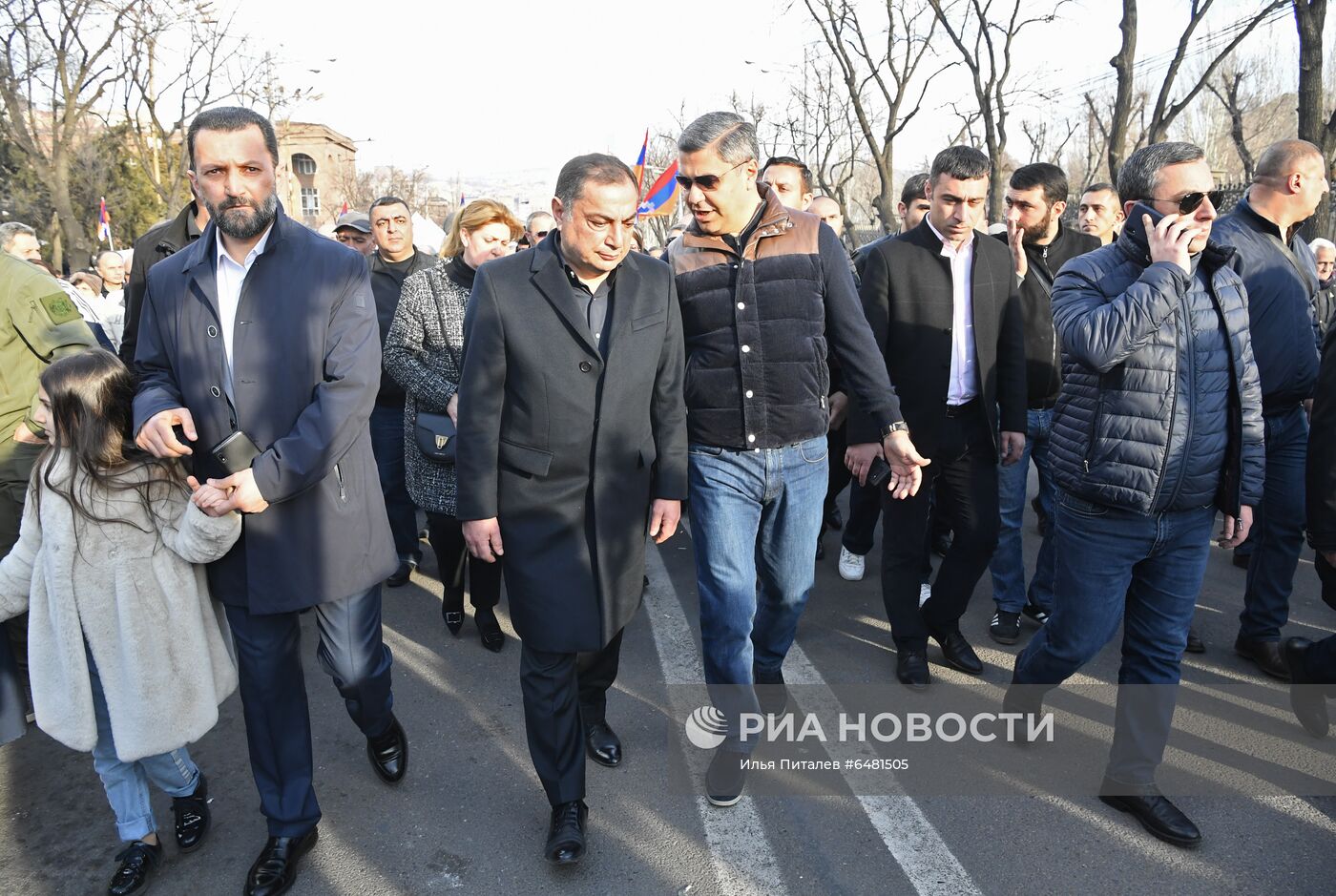 Акция протеста оппозиции в Ереване