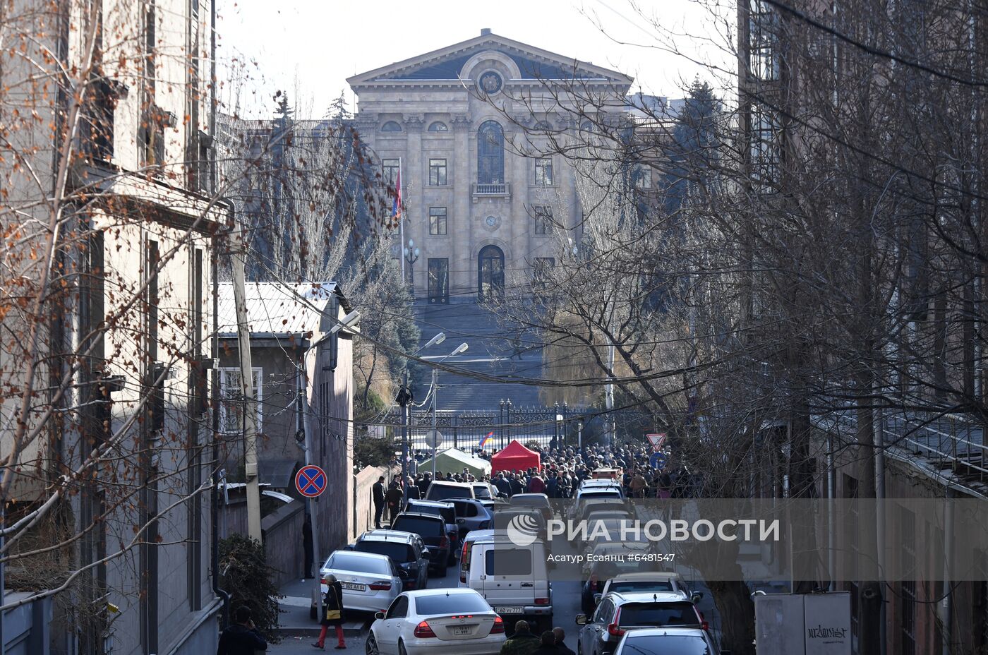 Акция протеста оппозиции в Ереване