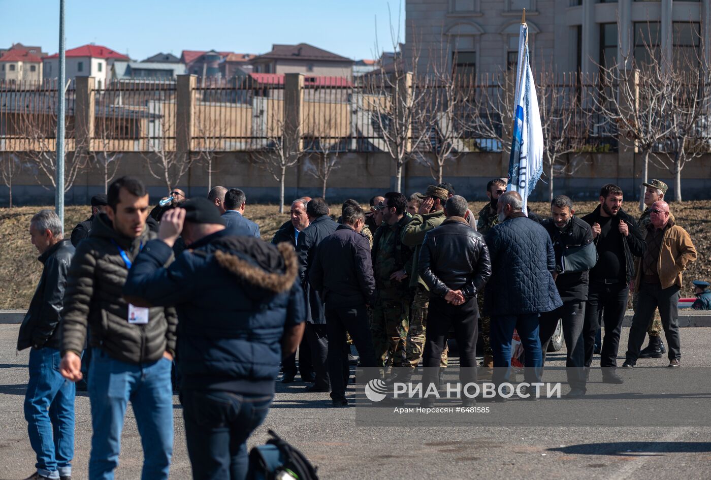 Акция протеста оппозиции в Ереване