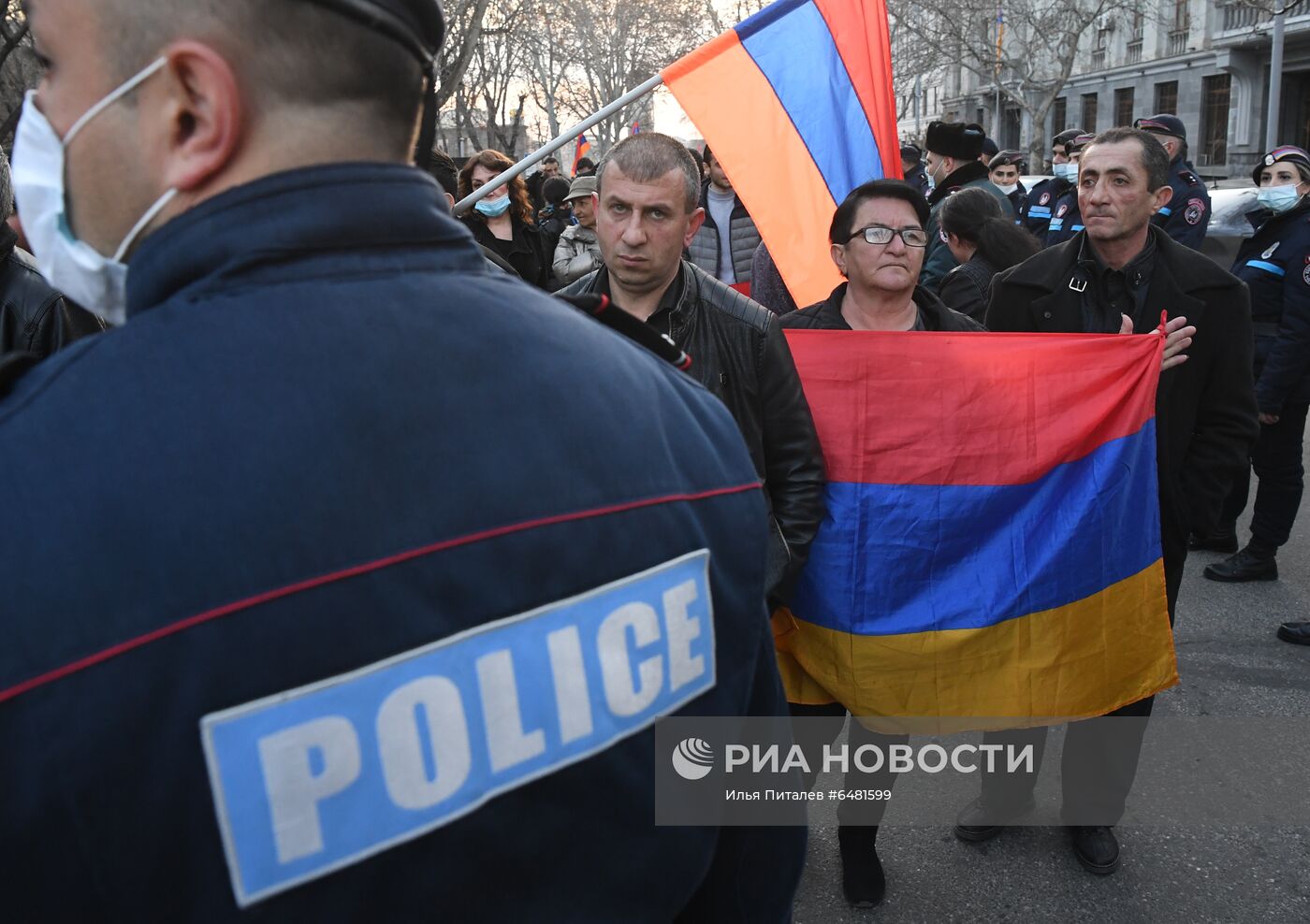 Акция протеста оппозиции в Ереване