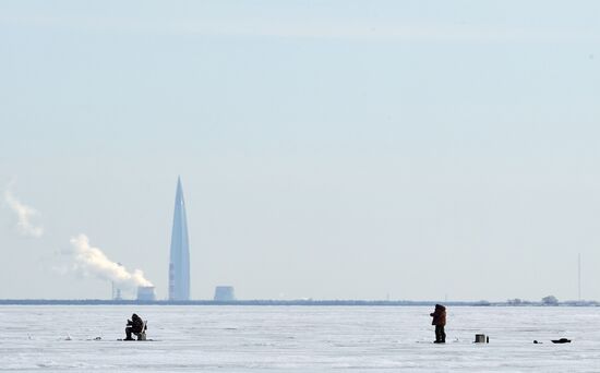 Зимняя рыбалка на Финском заливе