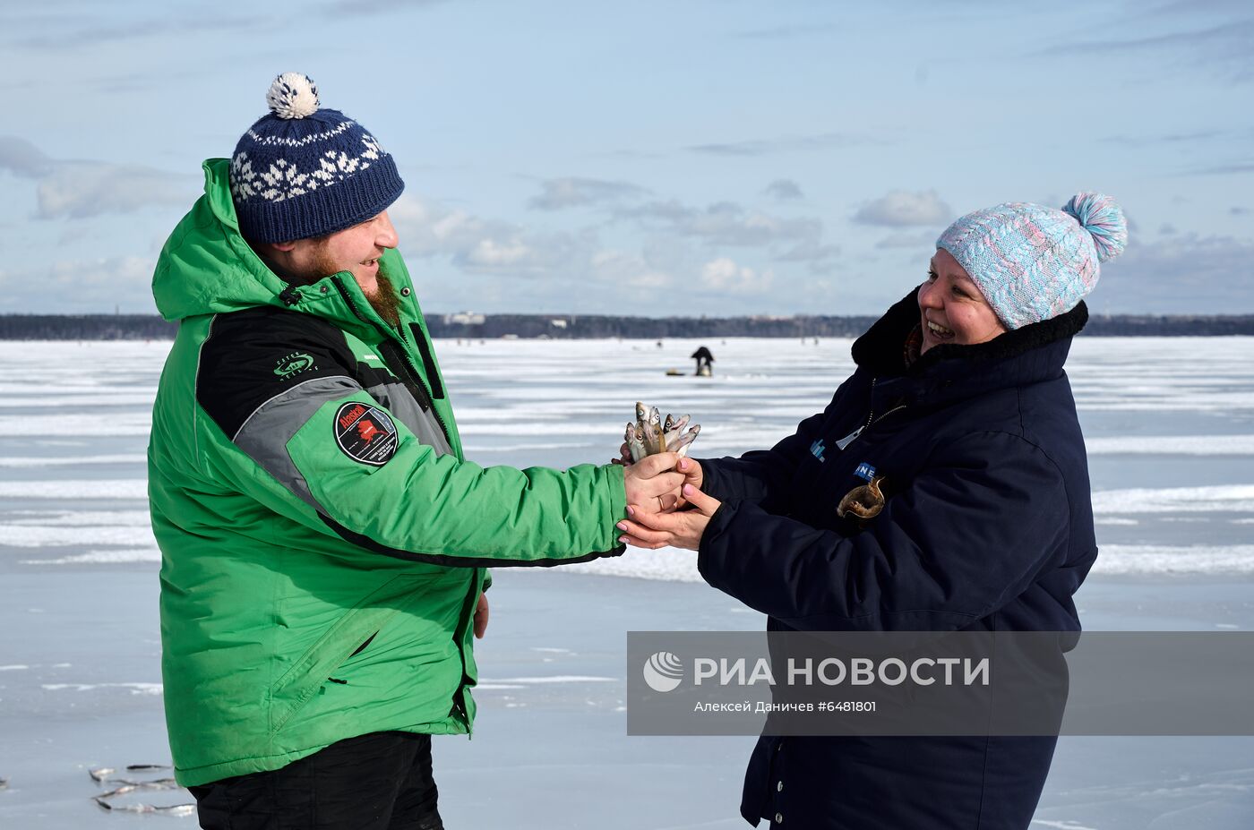 Зимняя рыбалка на Финском заливе