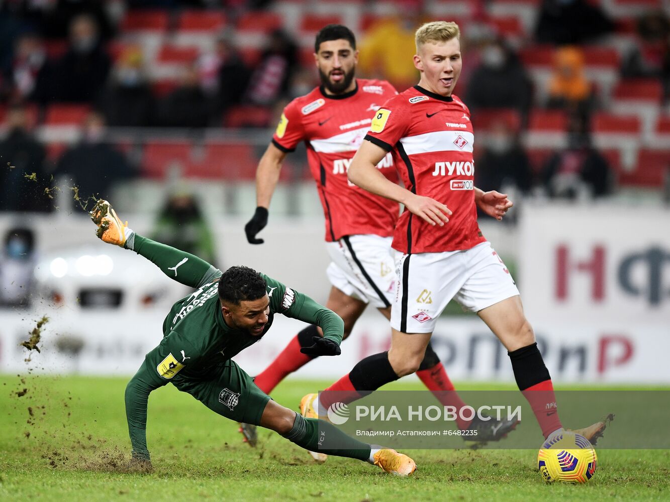 Футбол. РПЛ. Матч "Спартак" - "Краснодар"
