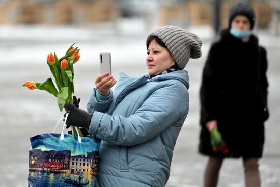 Празднование Международного женского дня 