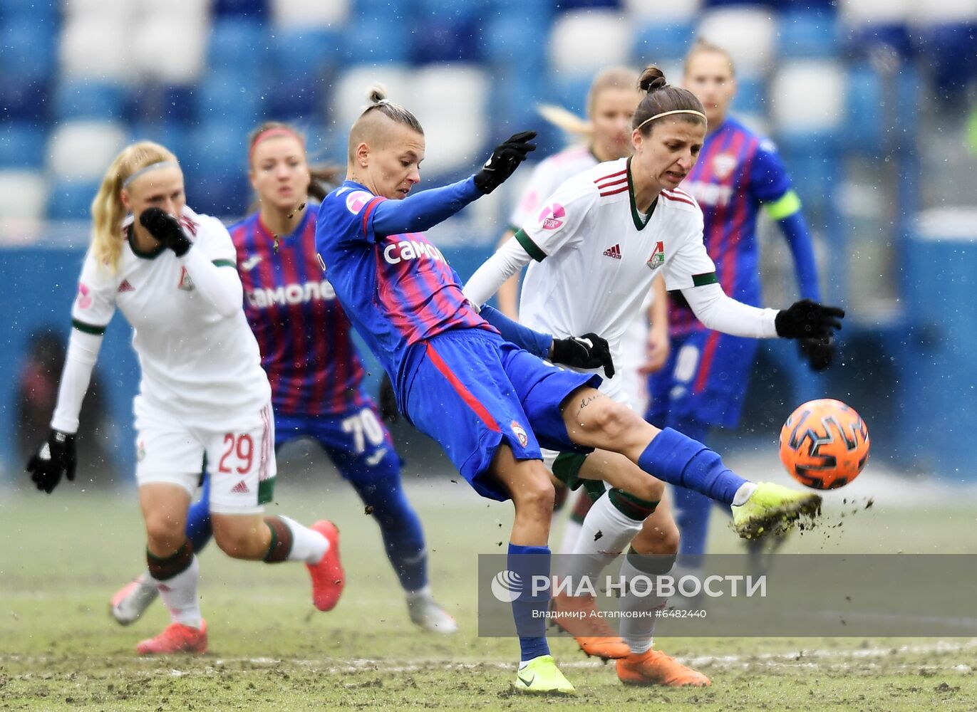 Футбол. Женщины. Суперкубок. Матч "Локомотив" - ЦСКА