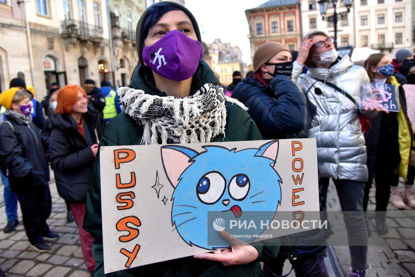 Демонстрации, посвященные Международному женскому дню, за рубежом