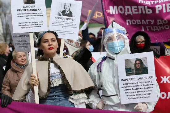 Демонстрации, посвященные Международному женскому дню, за рубежом