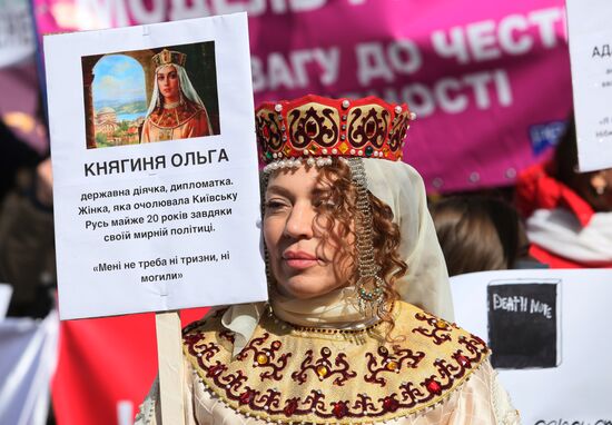 Демонстрации, посвященные Международному женскому дню, за рубежом