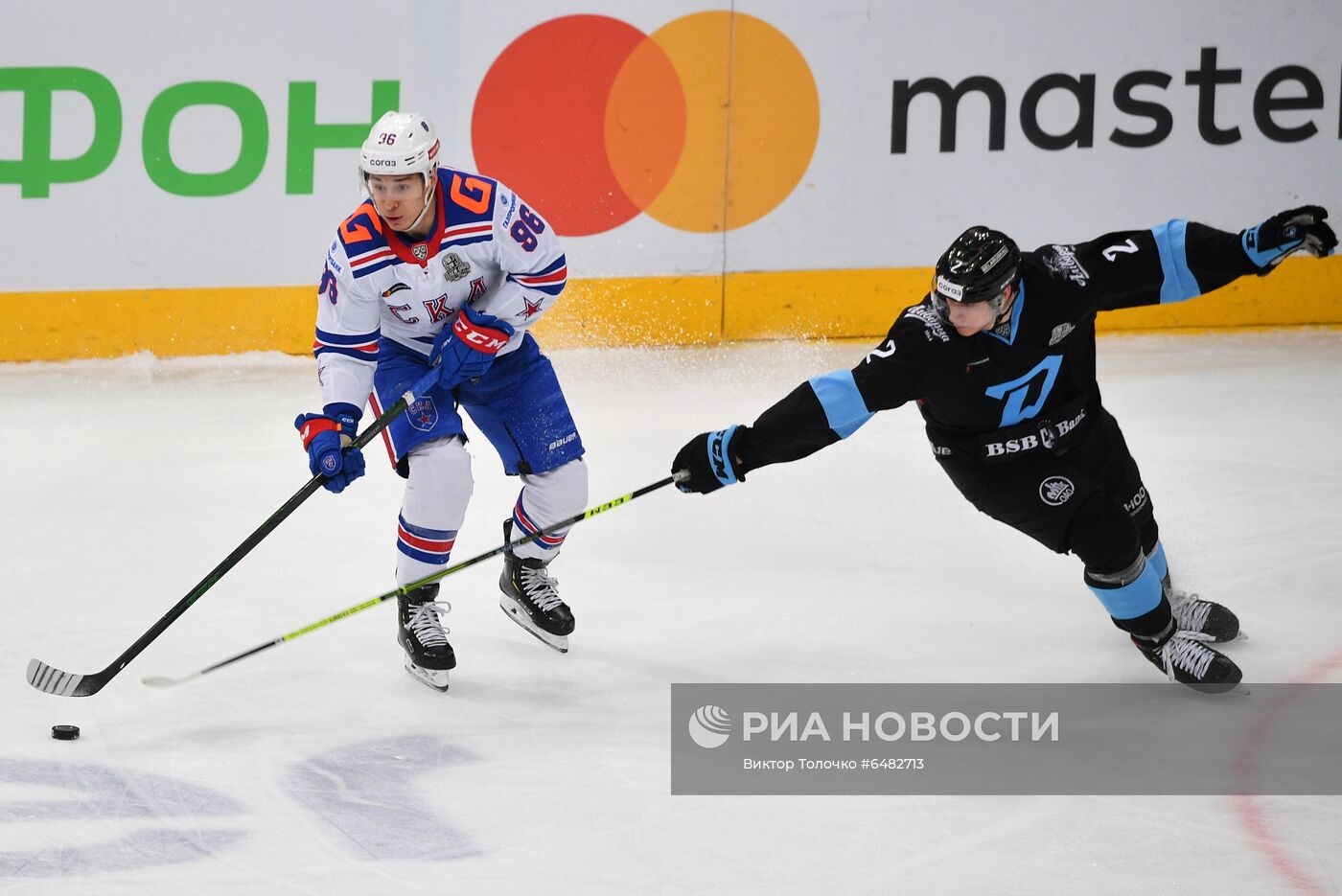 Хоккей. КХЛ. Матч "Динамо" (Минск) - СКА