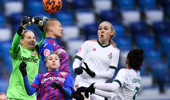 Футбол. Женщины. Суперкубок. Матч "Локомотив" - ЦСКА