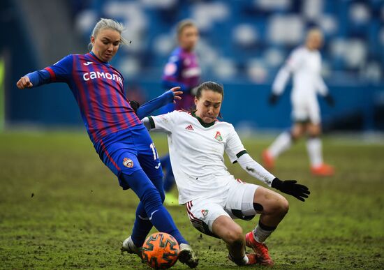 Футбол. Женщины. Суперкубок. Матч "Локомотив" - ЦСКА