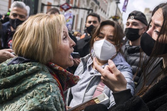 Демонстрации, посвященные Международному женскому дню, за рубежом