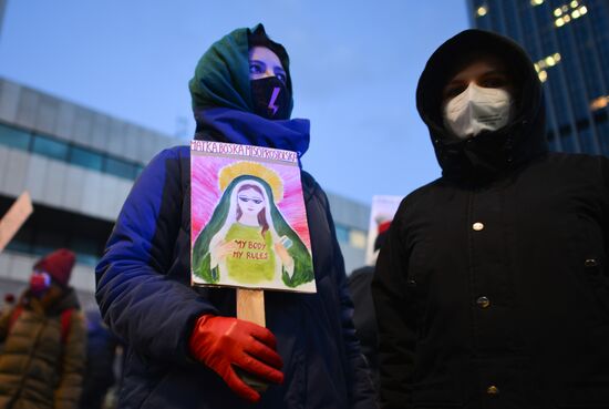 Демонстрации, посвященные Международному женскому дню, за рубежом