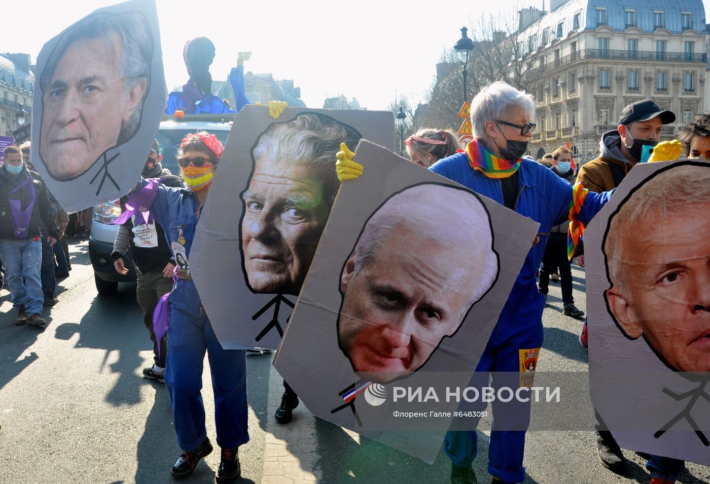 Демонстрации, посвященные Международному женскому дню, за рубежом