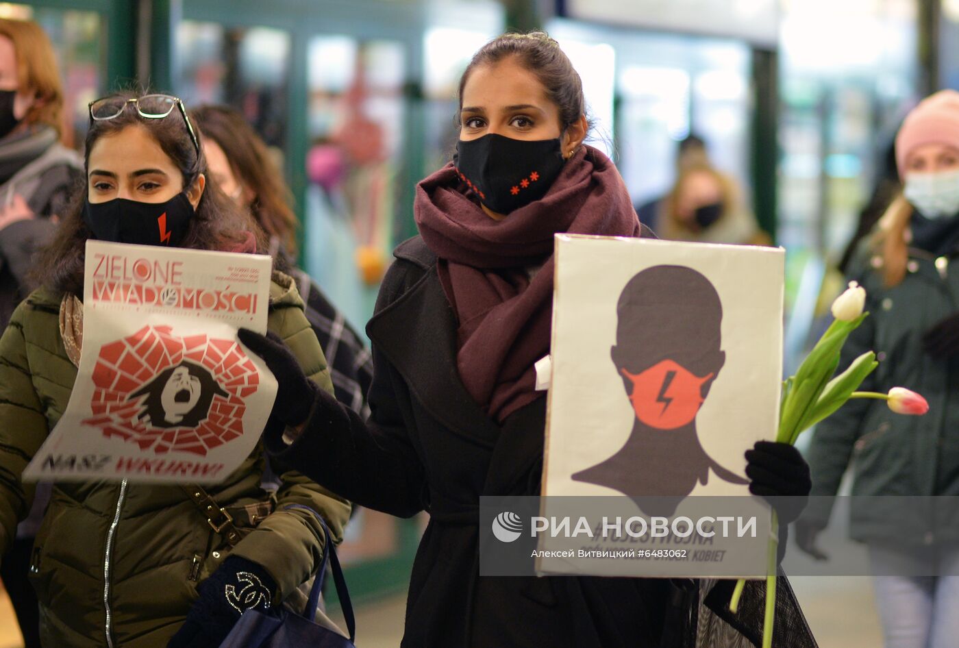 Демонстрации, посвященные Международному женскому дню, за рубежом