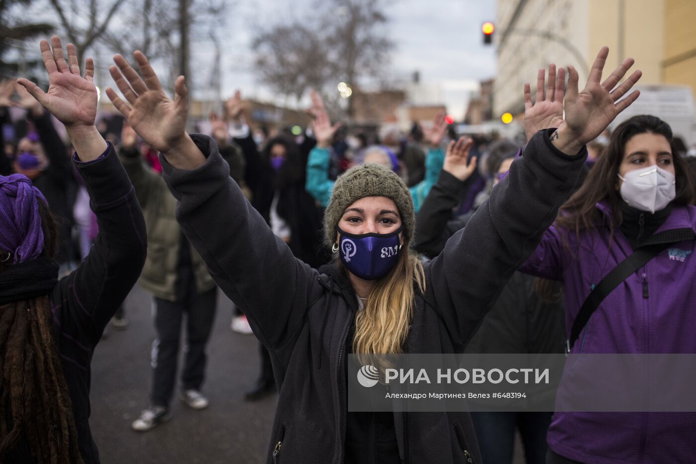 Демонстрации, посвященные Международному женскому дню, за рубежом