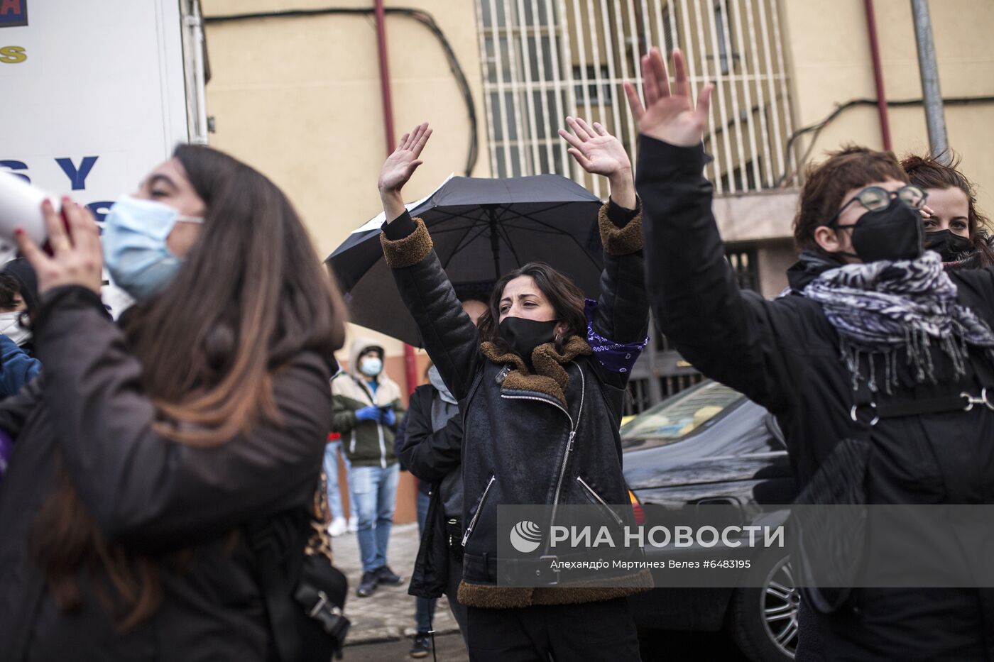 Демонстрации, посвященные Международному женскому дню, за рубежом