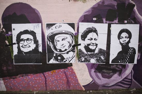 Демонстрации, посвященные Международному женскому дню, за рубежом