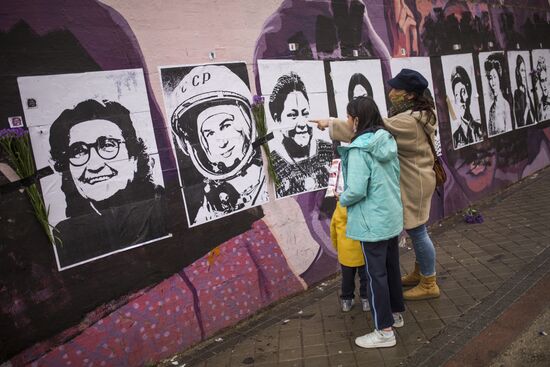 Демонстрации, посвященные Международному женскому дню, за рубежом