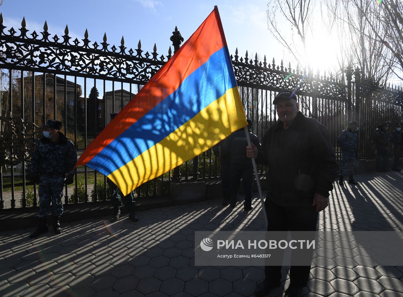 Акция протеста оппозиции в Ереване