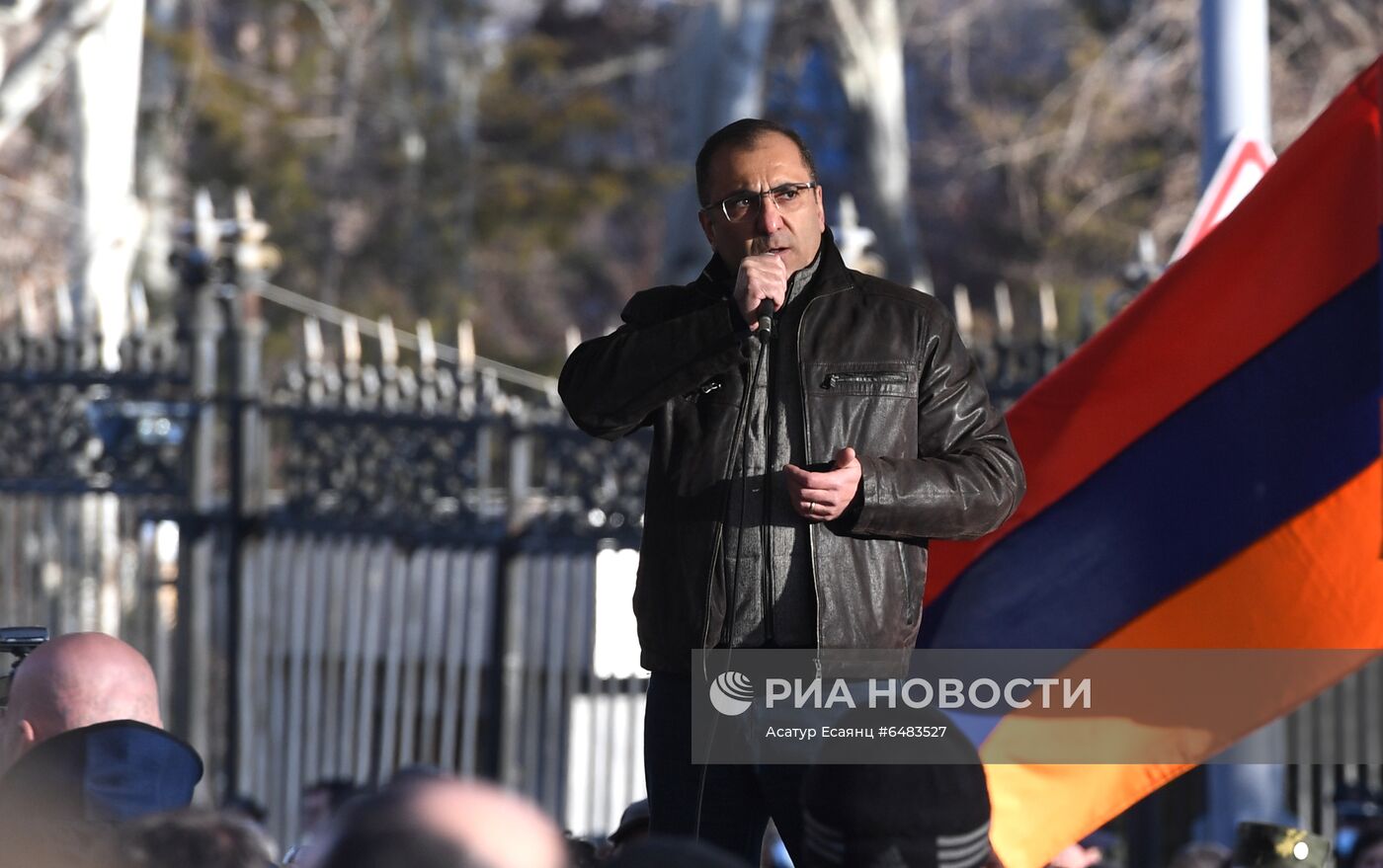 Акция протеста оппозиции в Ереване